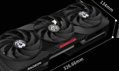 瀚铠RX 9070 XT“合金”显卡今日开售，黑色无光设计售4999元 放大字体  缩小字体