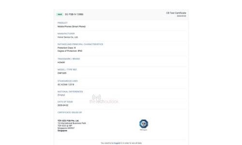 荣耀400系列新机通过国际认证，400 Lite先行，全系矩阵即将成型？