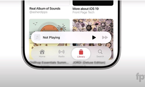 iOS 19界面大变身！类圆形图标与半透明设计来袭