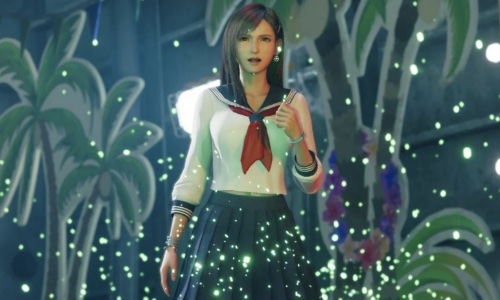 《最终幻想7：重生》新服装Mod 蒂法穿高中校服清纯