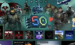 Xbox献礼！微软50周年庆典，新背景主题等你来领