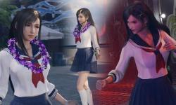 《最终幻想7：重生》高中校服蒂法Mod：少女太可爱了！
