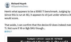 英伟达RTX 5060 Ti显卡跑分曝光，性能如何引发热议！